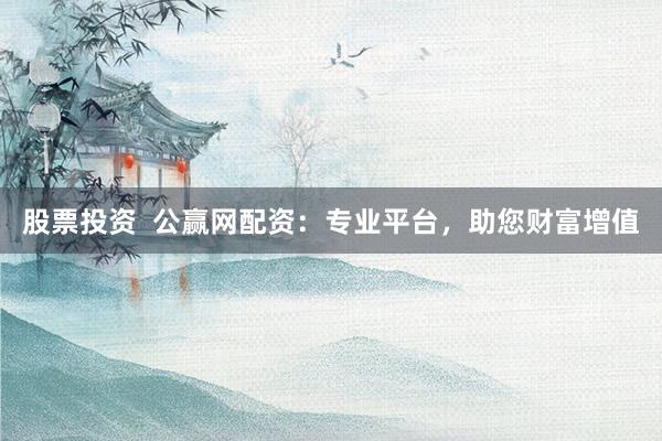 股票投资  公赢网配资：专业平台，助您财富增值