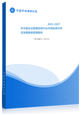 2021年中国企业管理咨询行业市场投资分析及发展趋势预测报告